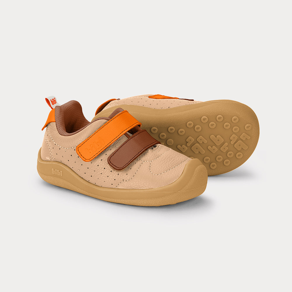 Fisioflex 5.0 Sneaker in Tan/Caramel/Mango