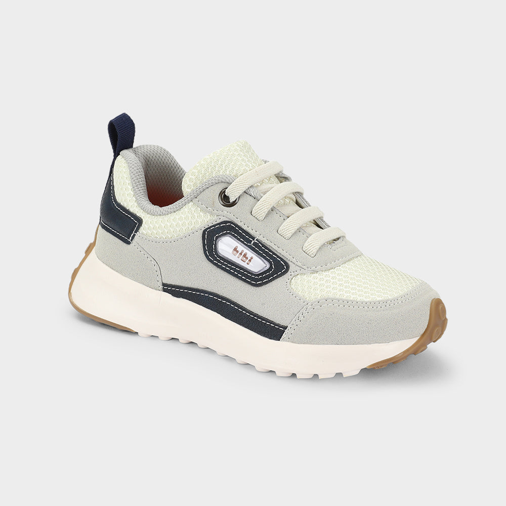 Jogging 2.0 sneaker in milk and navy