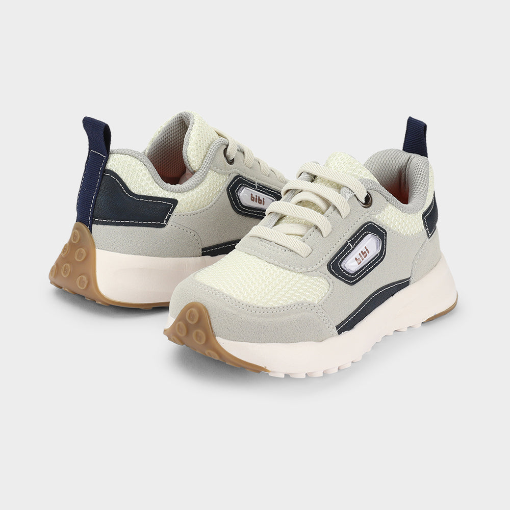 Jogging 2.0 sneaker in milk and navy