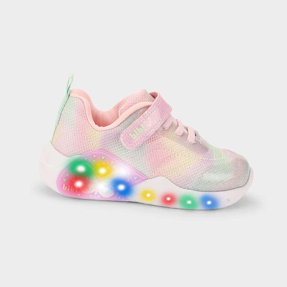 FUN LIGHT - Kid's Light Up Sneakers in Pink