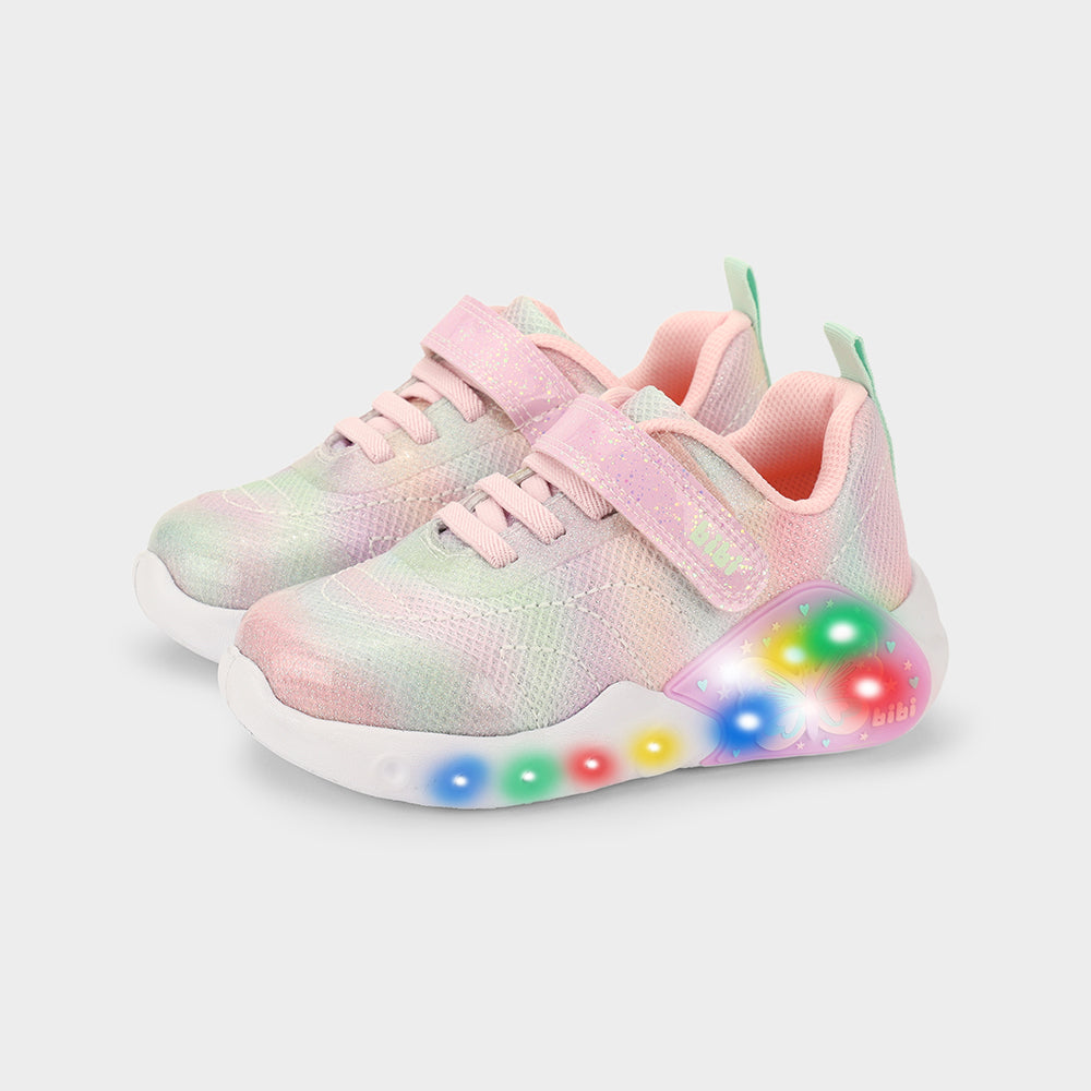 FUN LIGHT - Kid's Light Up Sneakers in Pink