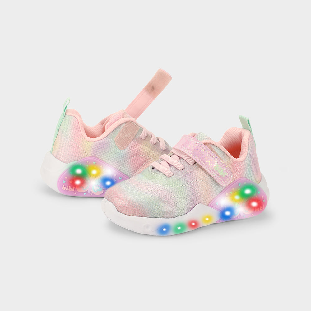 FUN LIGHT - Kid's Light Up Sneakers in Pink