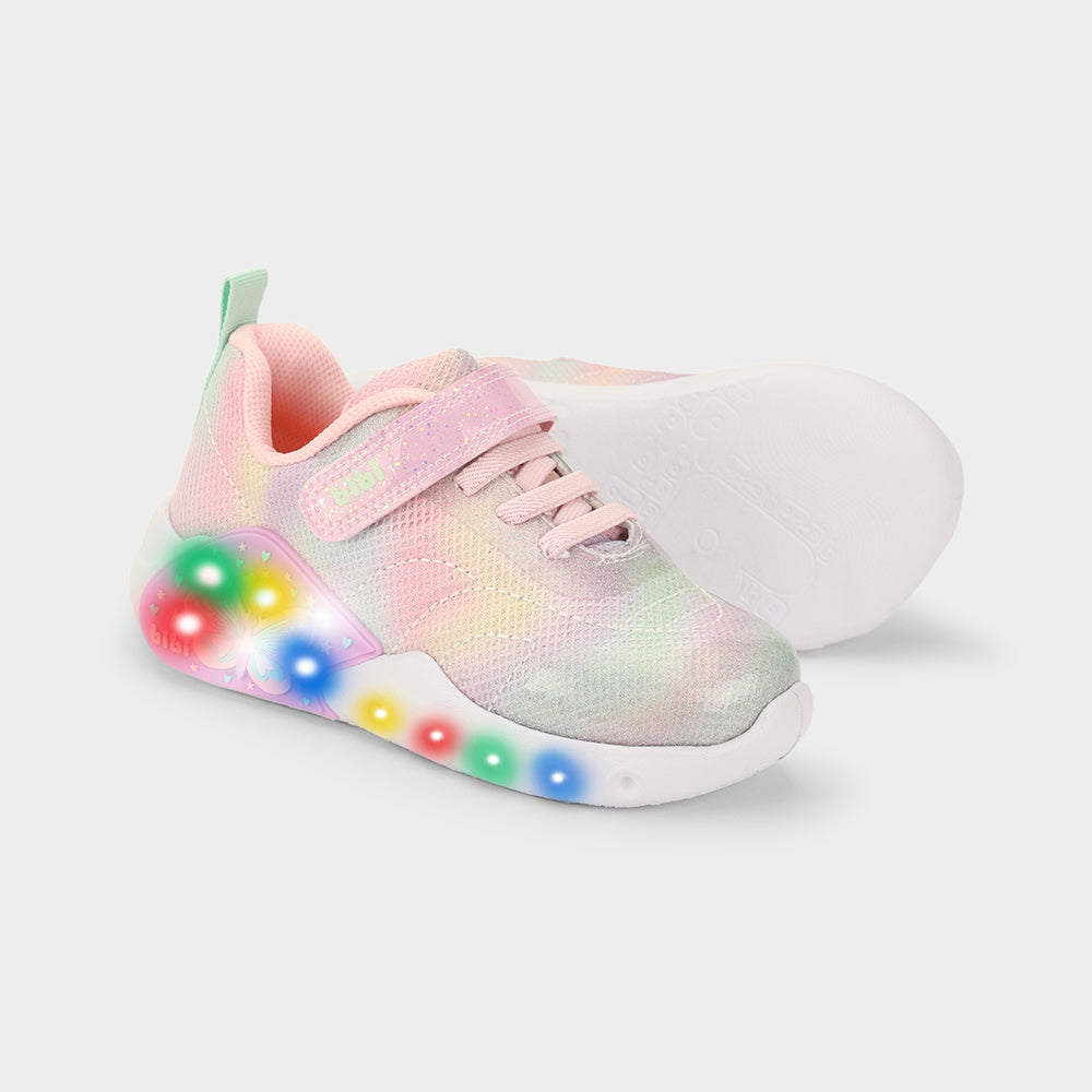 FUN LIGHT - Kid's Light Up Sneakers in Pink