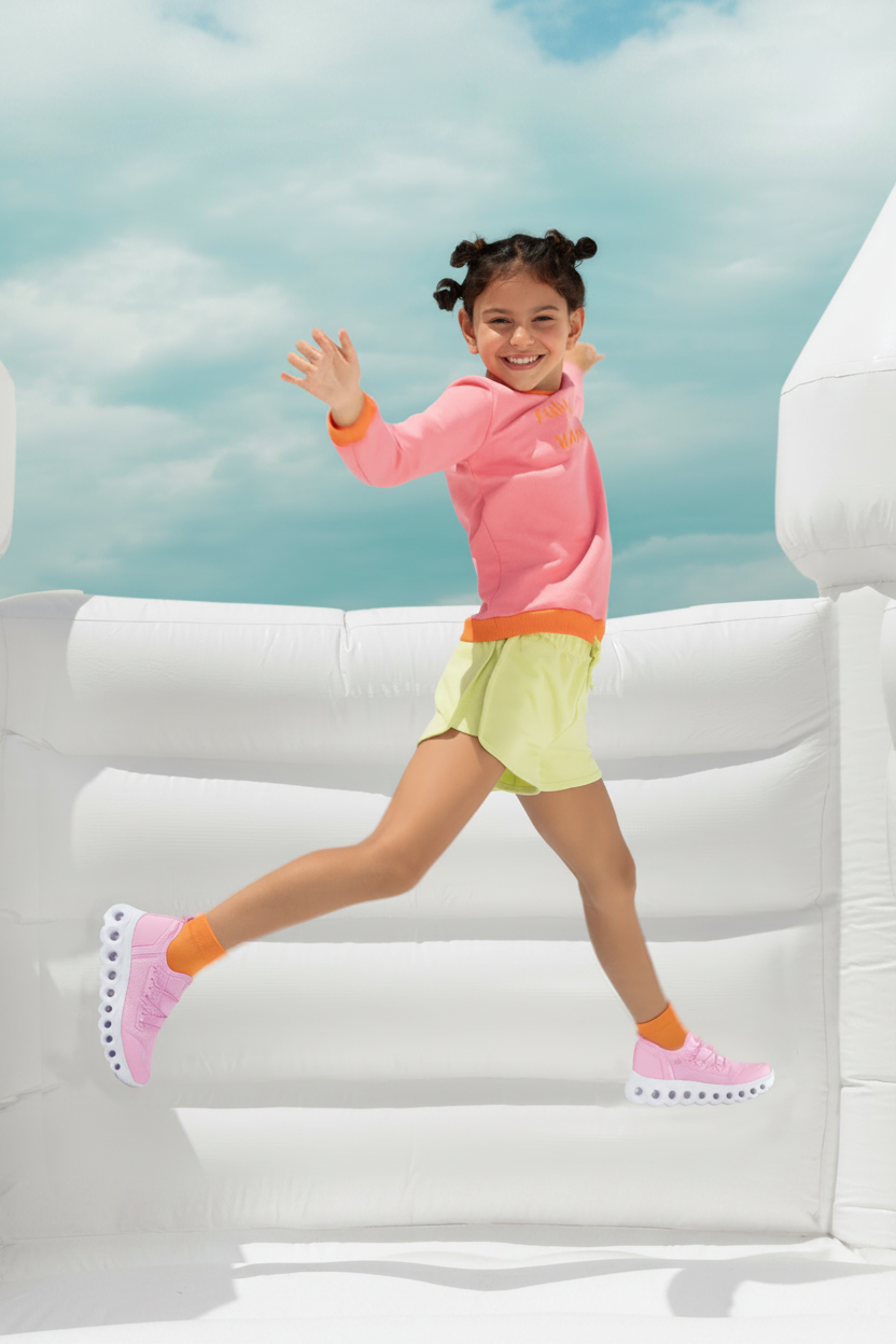 ROLLER SPORT - Kid's Sneakers in Pink