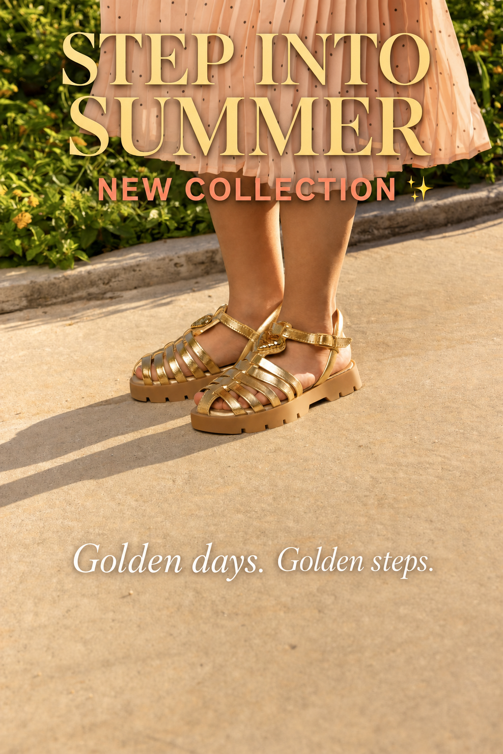 Plataforma 2.0 Sandal in Metallic Gold