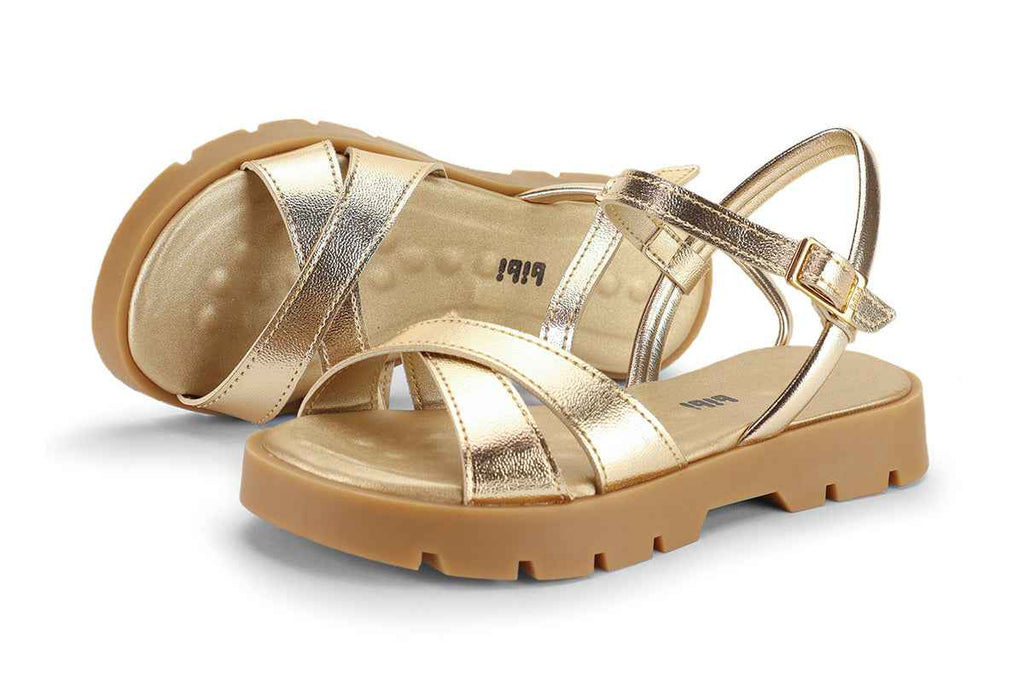 Plataforma 2.0 Sandal in Metallic Gold