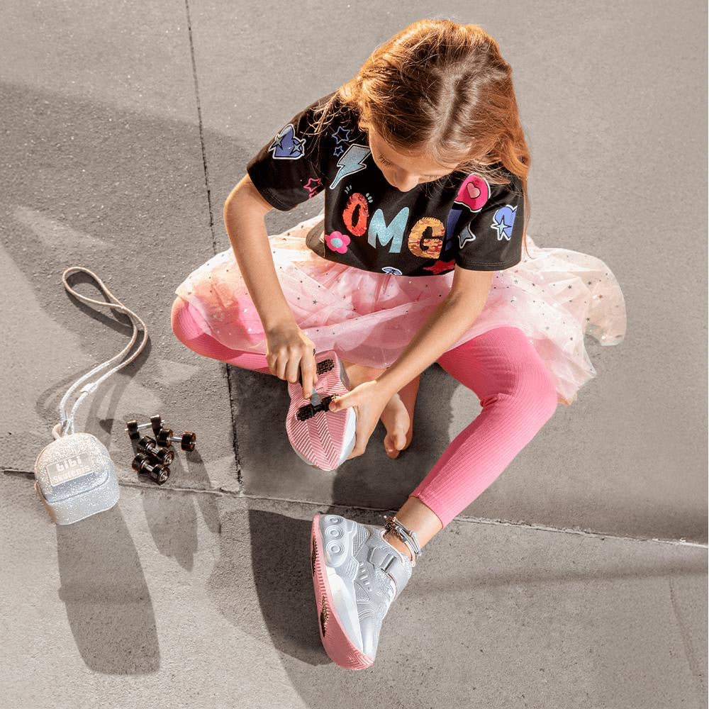 SKATENIS - Kids' Roller Skate Shoes in Silver