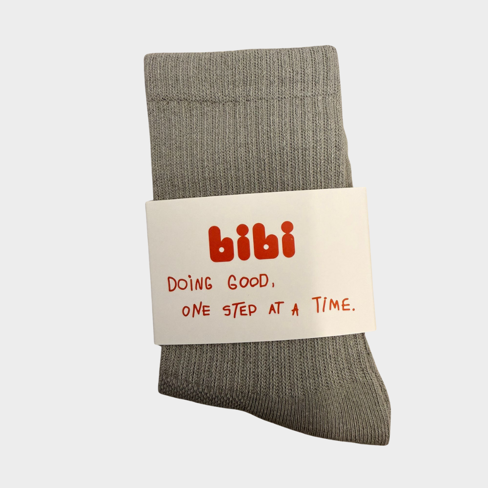 HALF CALF SOCKS - Kids socks in grey