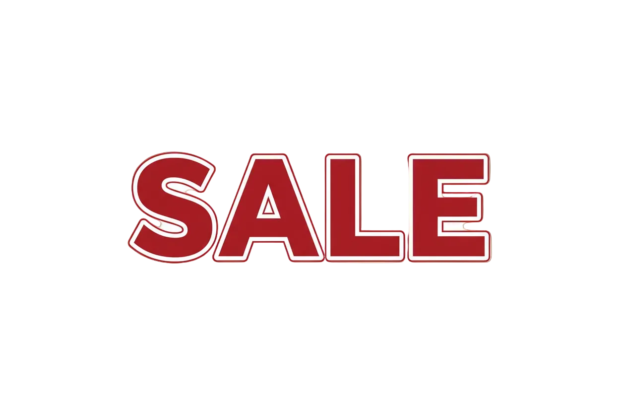 Children's sale banner with 'Up to 50% Off' text on an orange background